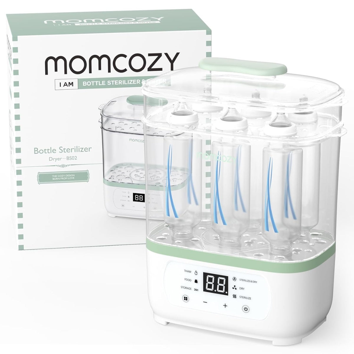 Momcozy 8-in-1 Electric Baby Bottle Sterilizer and Dryer – Luna Baby Store