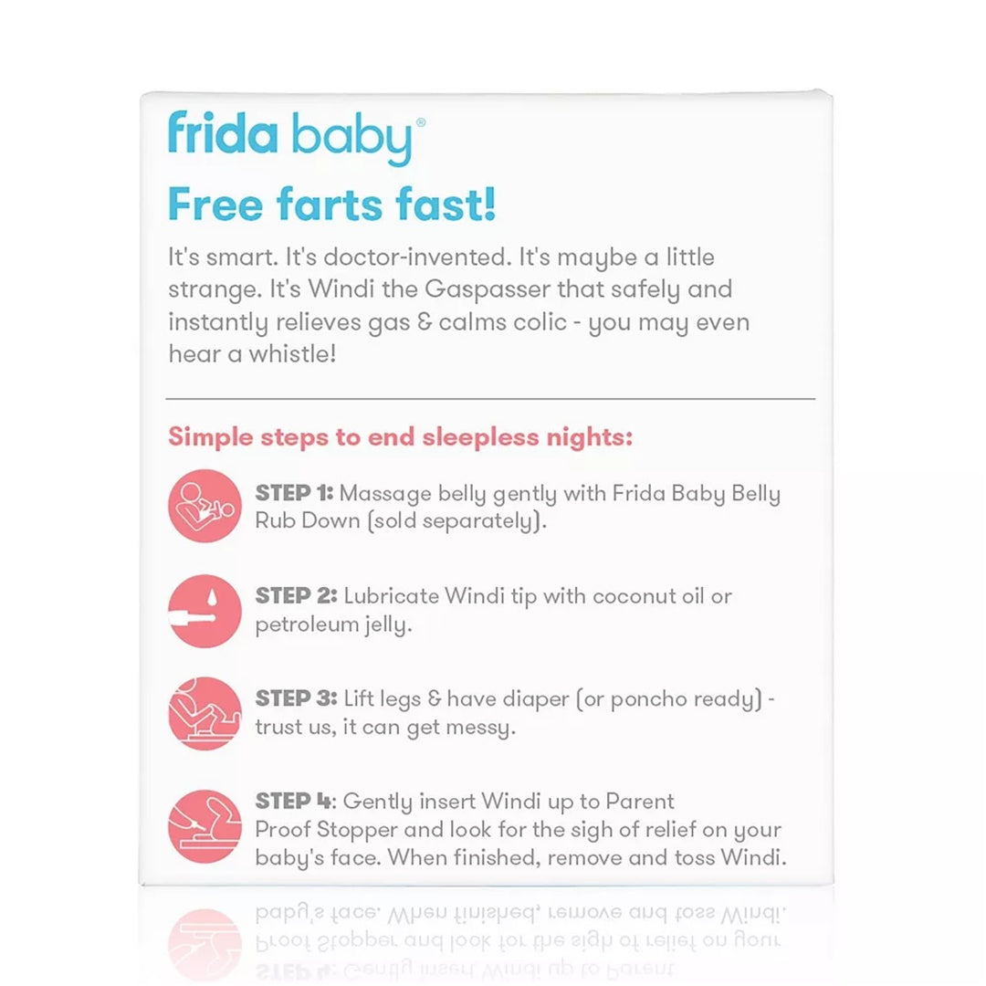 Frida Baby Windi The Gaspasser And Colic Reliever For Babies - 10Pc