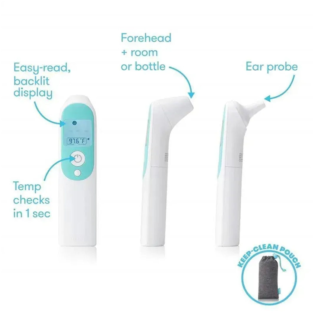 Fridababy 3-in-1 Ear, Forehead + Touchless Infrared Thermometer