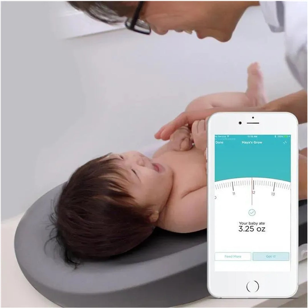 Hatch Baby Grow Smart Changing Pad and Scale Grey