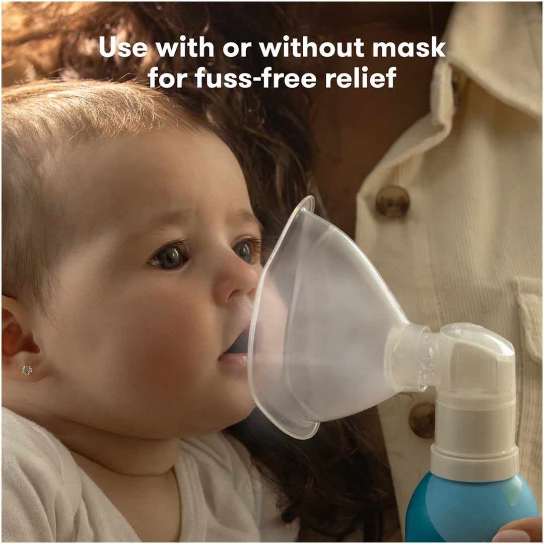Frida Baby NoseFrida Saline Mist Nasal Inhaler, Saline Inhaler Soothes Stuffy Nose and Sore Throat
