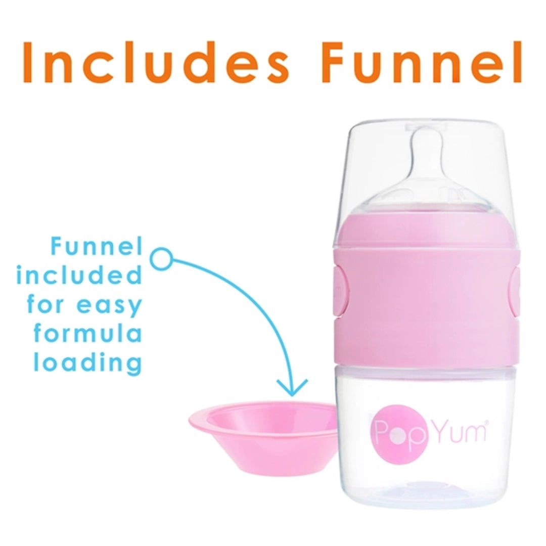 Popyum - 2Pk Anti-Colic Formula Making Baby Bottle 5 Oz, Pastel Purple