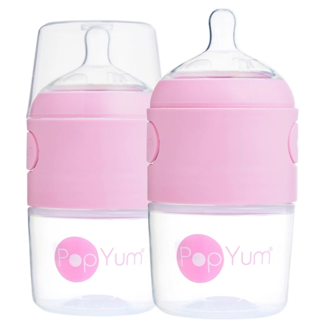 Popyum - 2Pk Anti-Colic Formula Making Baby Bottle 5 Oz, Pastel Purple