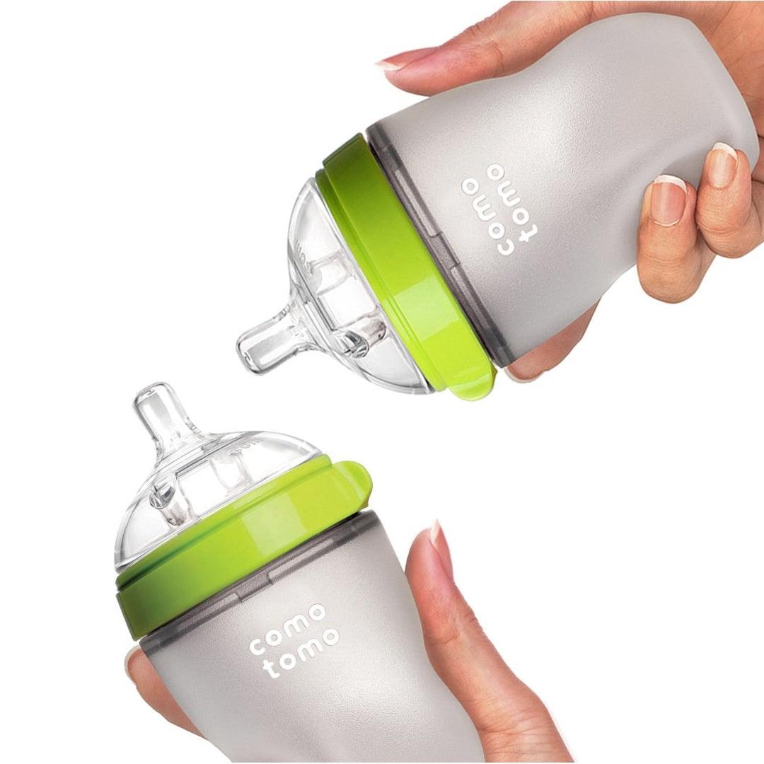 Kit Mamadeira Comotomo 2 Peças Verde 250ML - Comotomo Babytunes