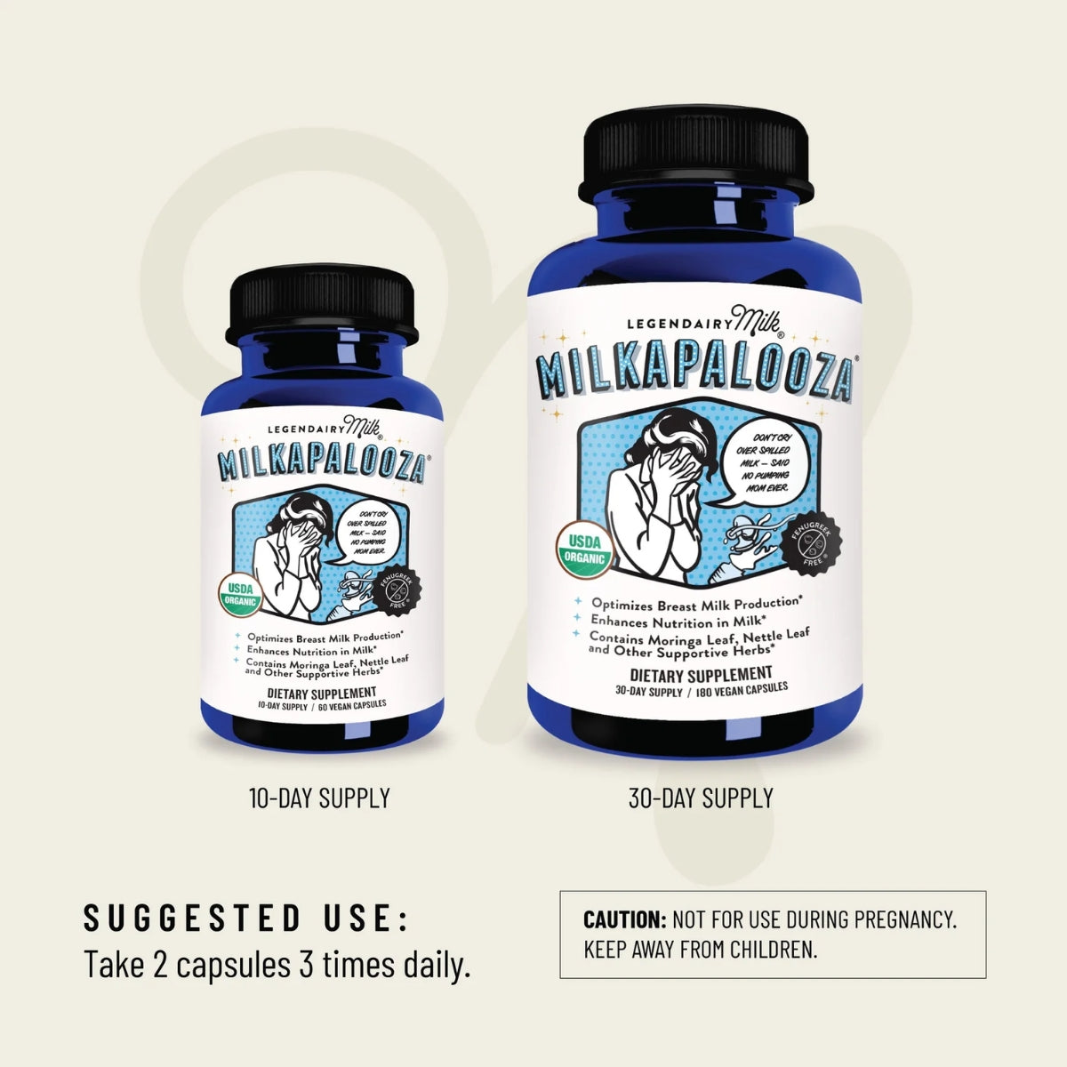 Legendairy Milk Milkapalooza Lactation Vegan Supplement 60 Caps