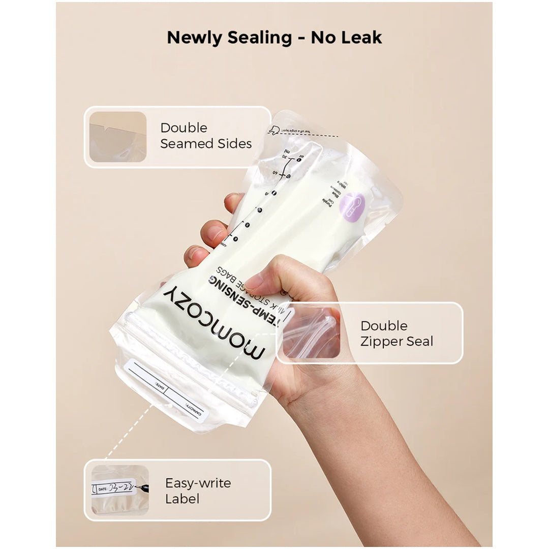 Momcozy Breastmilk Storage Bags - 50 Pcs