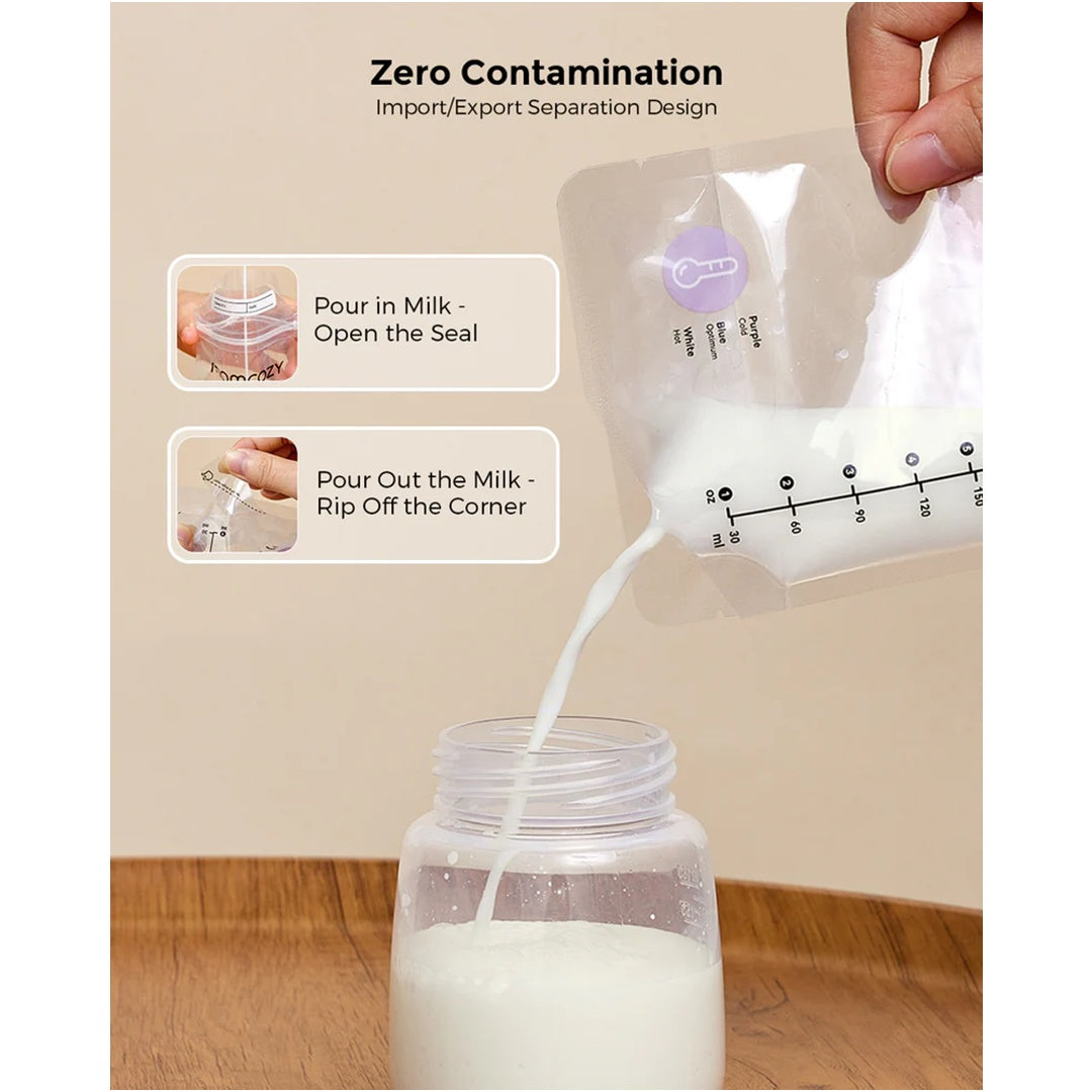 Momcozy Breastmilk Storage Bags - 50 Pcs