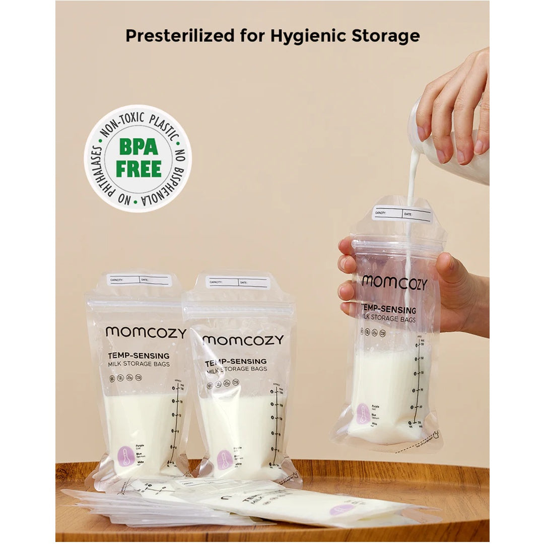 Momcozy Breastmilk Storage Bags - 50 Pcs