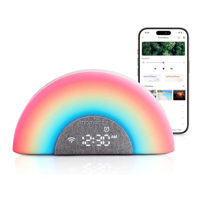 Momcozy Sound Machine with Dynamic Lights and App Control - Rainbow Light
