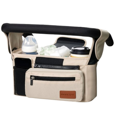 Momcozy Stroller Organizer All-in-One Cup Holder & Pet Strollers - Khaki