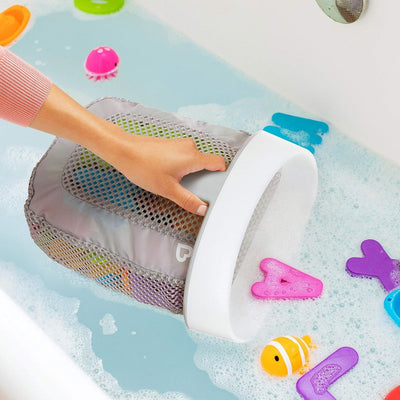 Munchkin Super Scoop Bath Toy Organizer And Storage - Gray