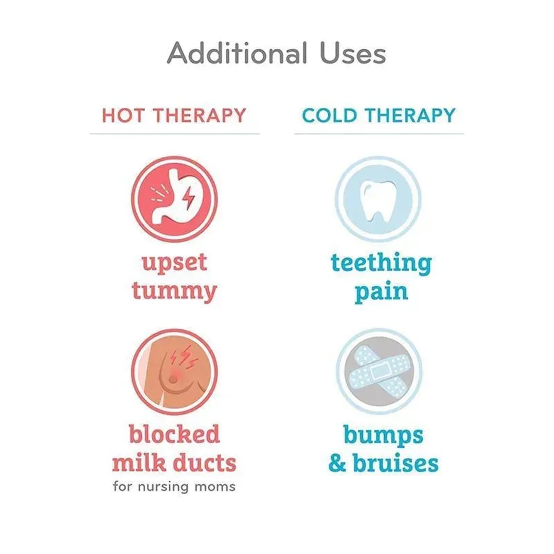 Munchkin Theraburpee Colic & Fever Rescue Kit, Hot & Cold Therapy Burp Cloths