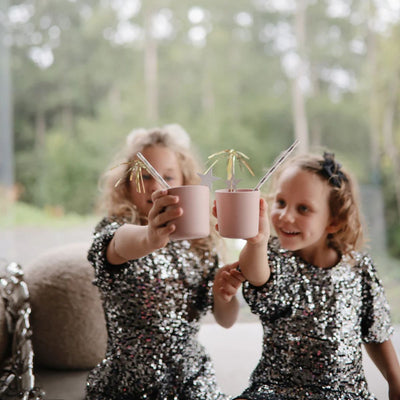 Mushie Dinnerware Cup Set Of 2 - Blush