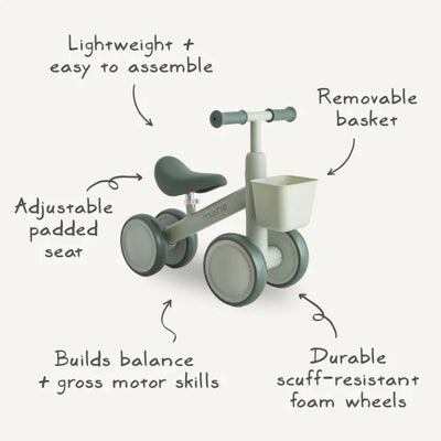 Mushie Mini Toddler Bike - Blush