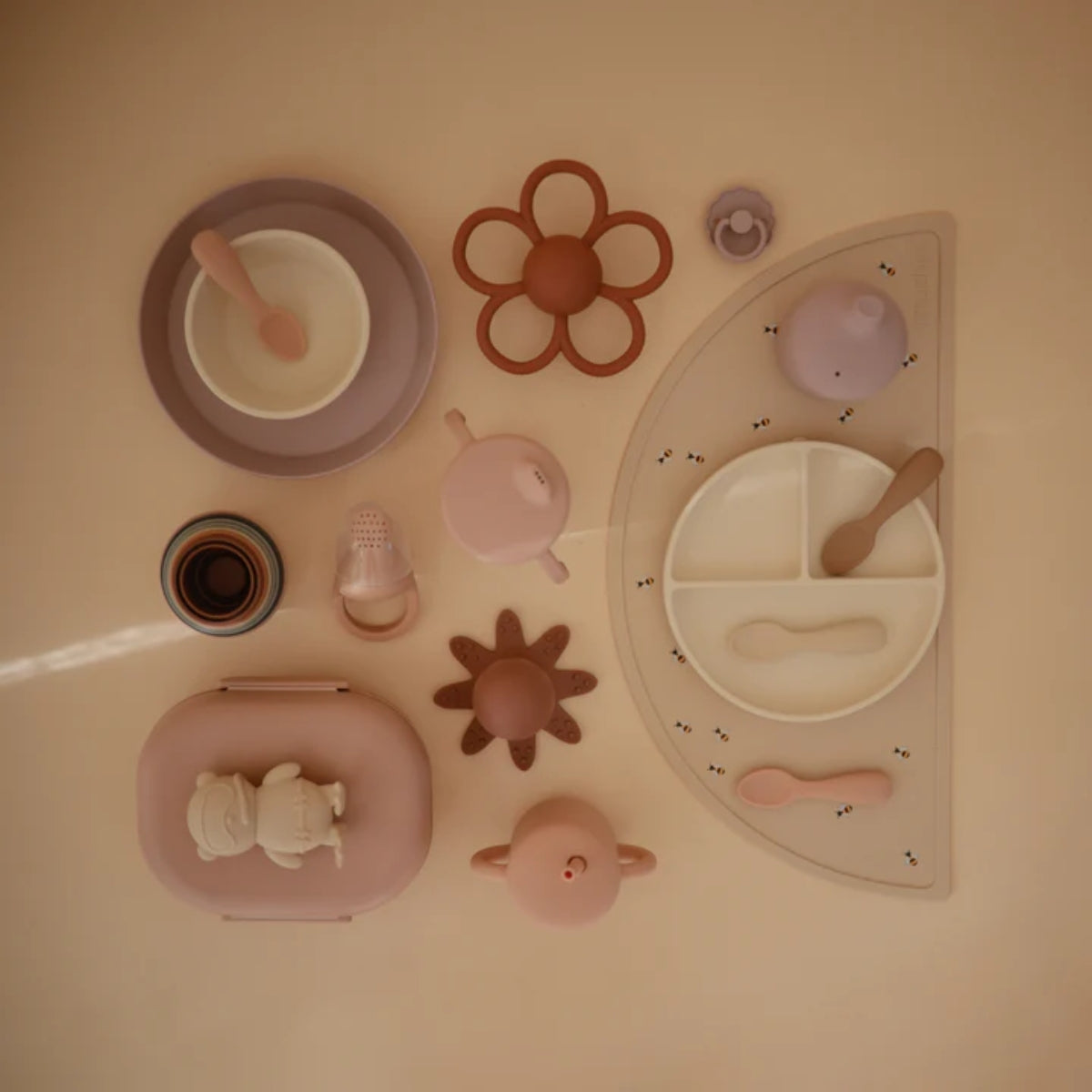 Mushie Trainer Sippy Cup - Ivory