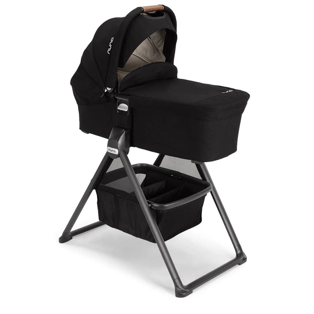 Nuna Mixx Series Bassinet & Stand - Caviar