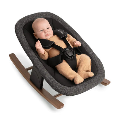 Nuna BRYN Newborn Rocker - Sanderson/Black Walnut