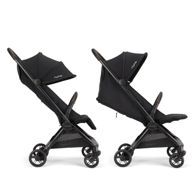 Nuna VIAA cabn Lightweight Travel Stroller - Caviar