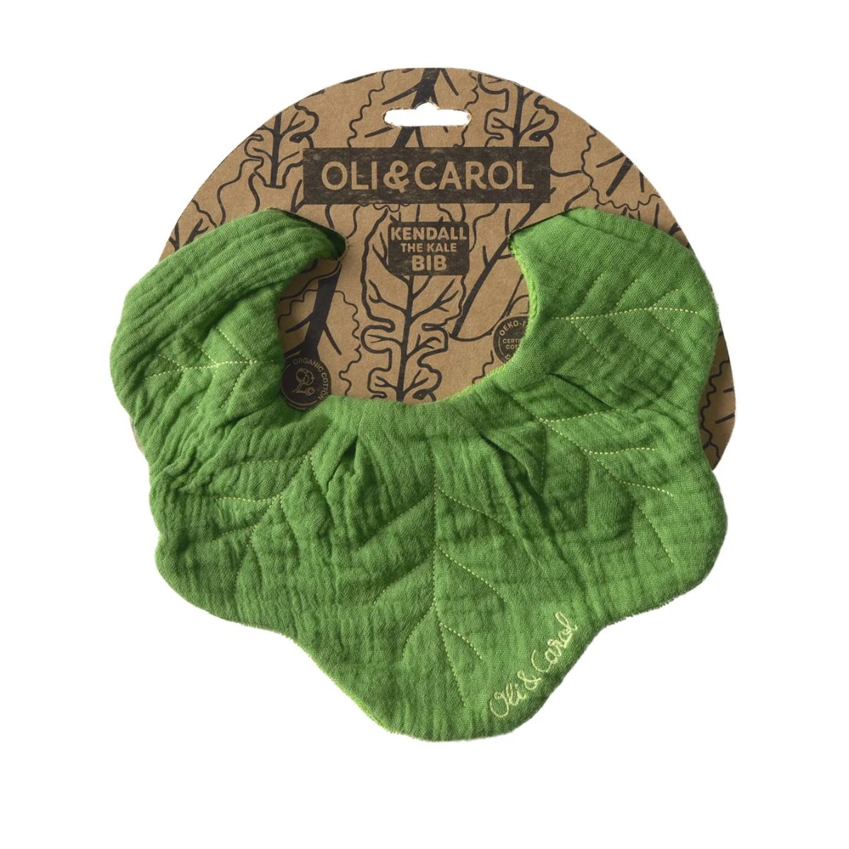 Oli & Carol Baby Bib - Kendall The Kale