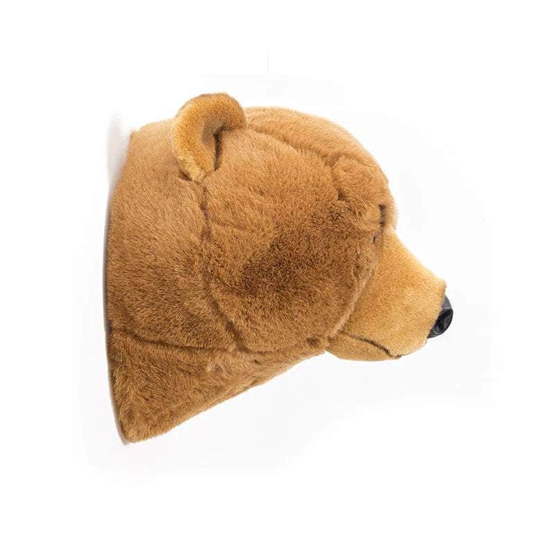 Oliver The Brown Bear Soft Plush Wall Decoration