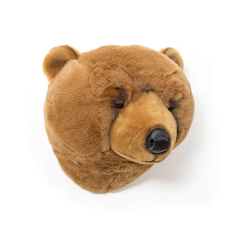 Oliver The Brown Bear Soft Plush Wall Decoration