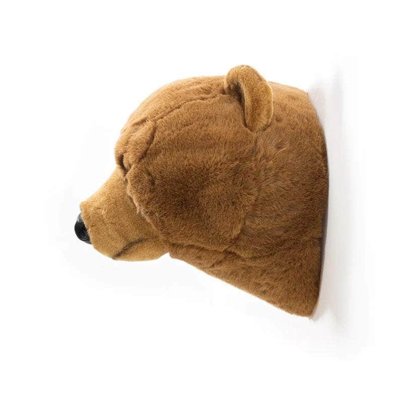 Oliver The Brown Bear Soft Plush Wall Decoration