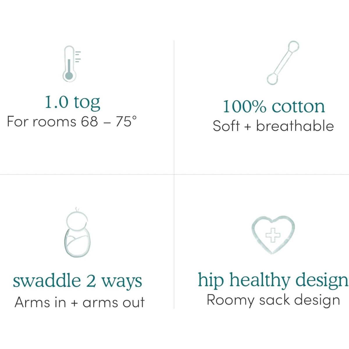 Aden + Anais Essentials Wrap Swaddle 3 pack - Dino Rama