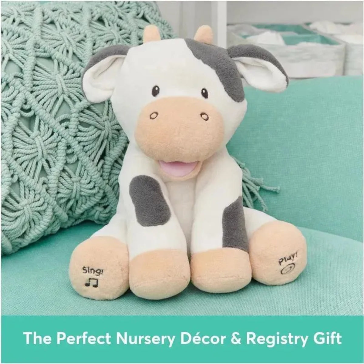 Baby GUND Buttermilk the Cow Animated Plush 12 in