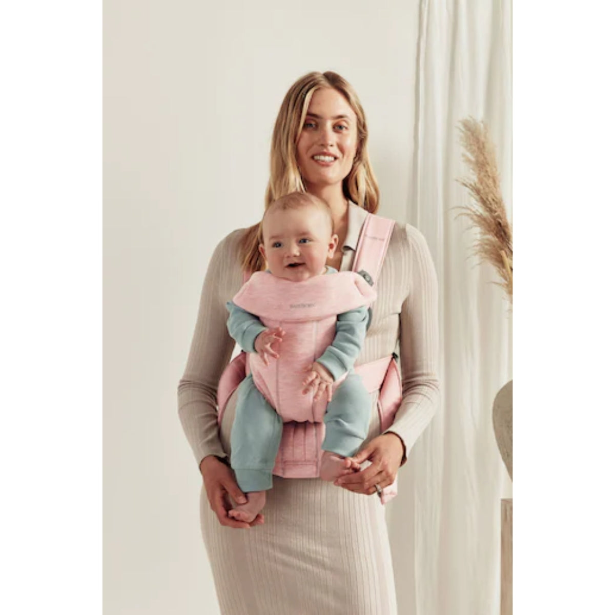 BabyBjörn Baby Carrier Mini 3D Jersey - Light pink