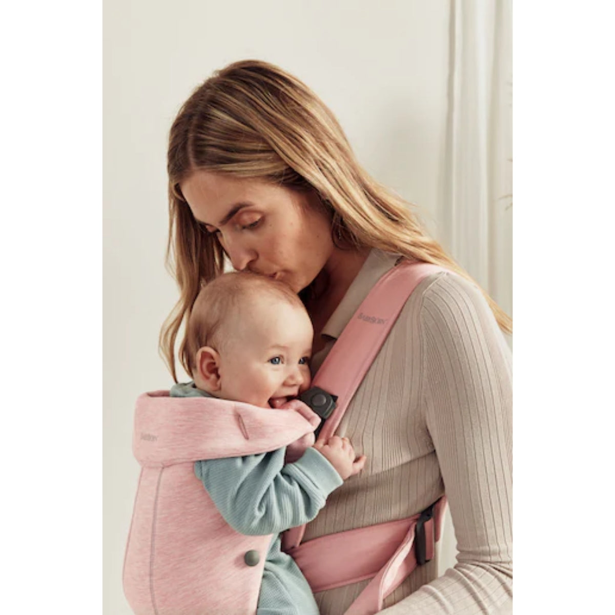 BabyBjörn Baby Carrier Mini 3D Jersey - Light pink