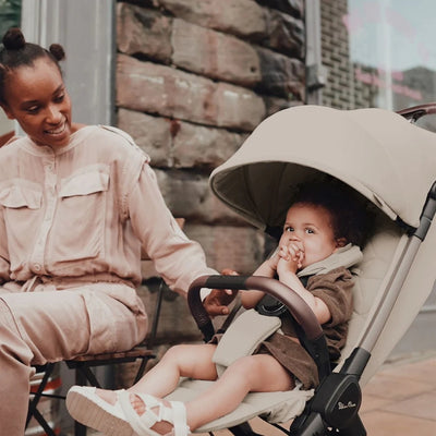 Silver Cross Clic Compact Stroller - Latte