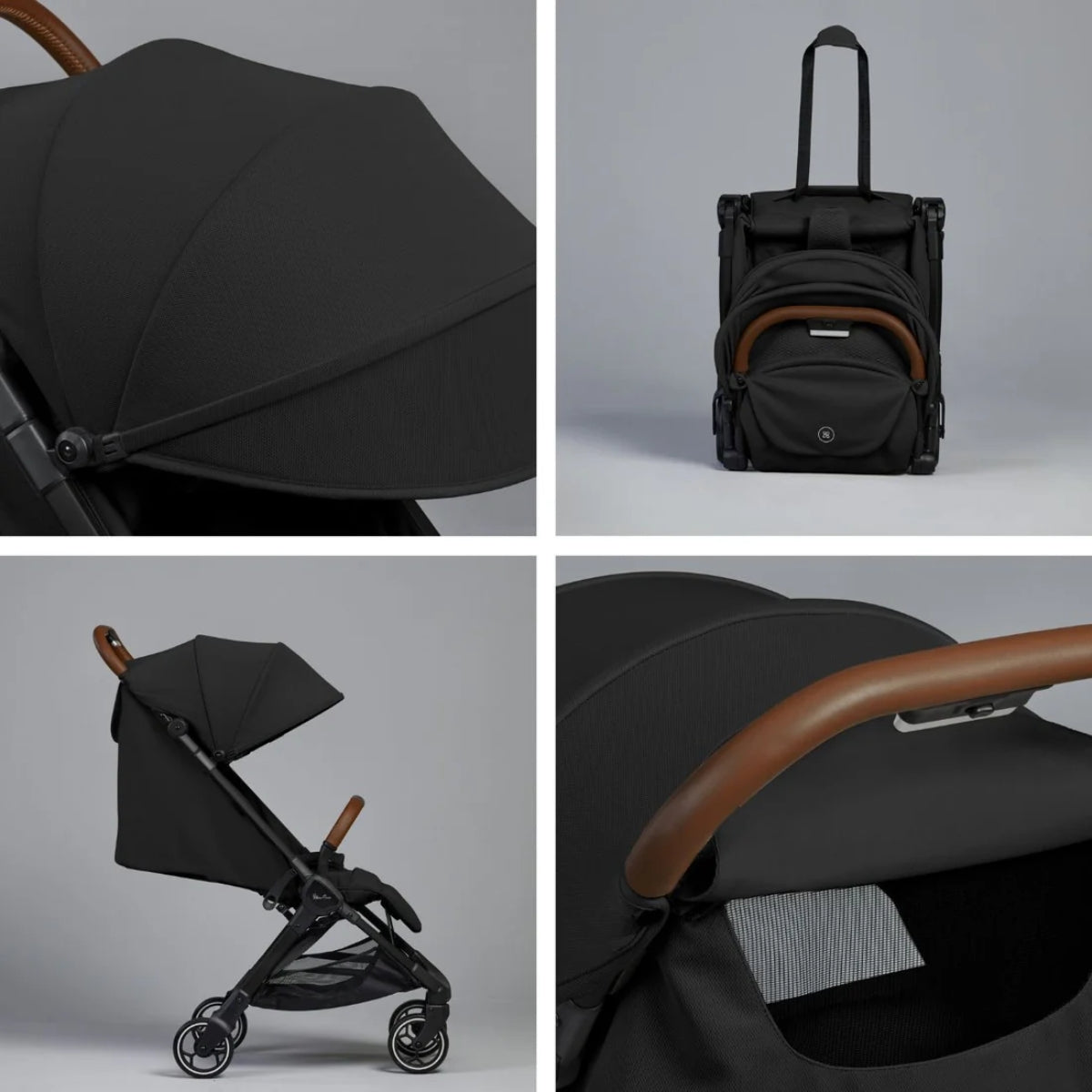 Silver Cross Clic Compact Stroller - Space Black