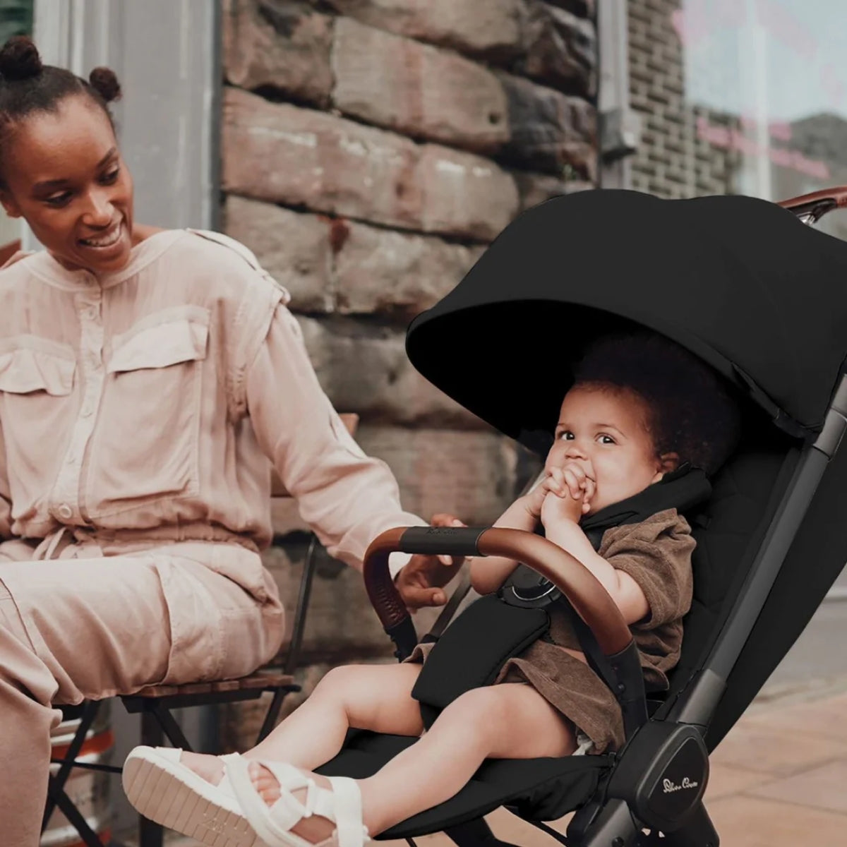 Silver Cross Clic Compact Stroller - Space Black