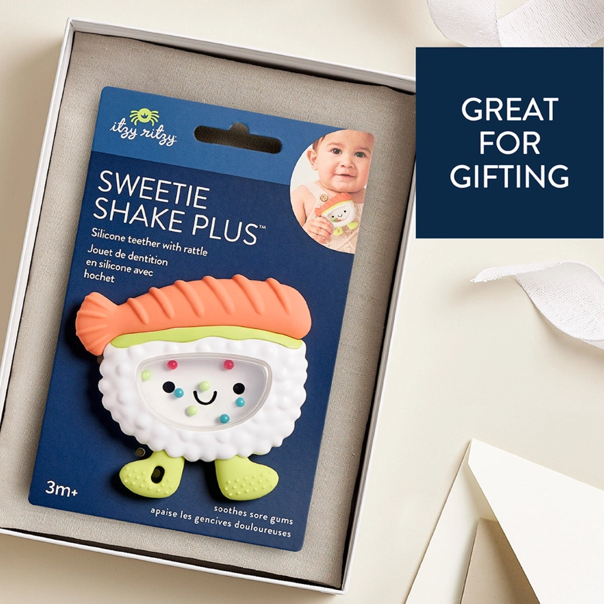 Itzy Ritzy Rattle Sweetie ShakePlus - Sushi