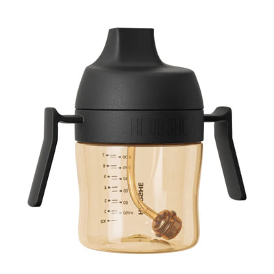 HEORSHE Sippy Cup 7oz (6M+) - Black