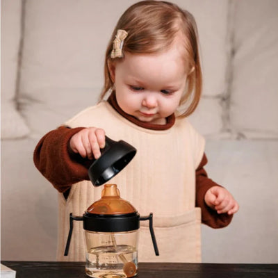 HEORSHE Sippy Cup 7oz (6M+) - Black