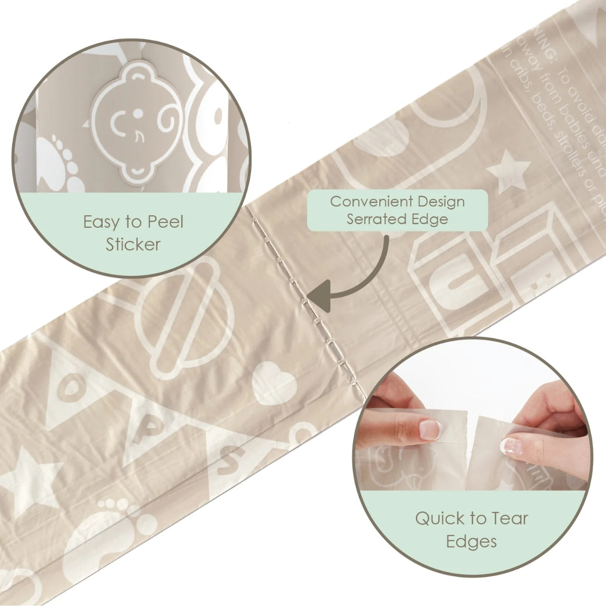 Moodie Teddy Bear Vanilla Dream Dispenser Kit + Disposable Bags