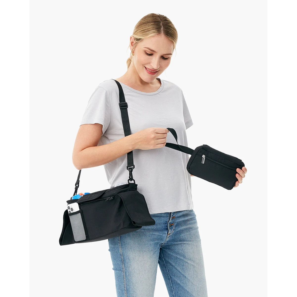 Momcozy Stroller Organizer – All-in-One Cup Holder & Pet Strollers