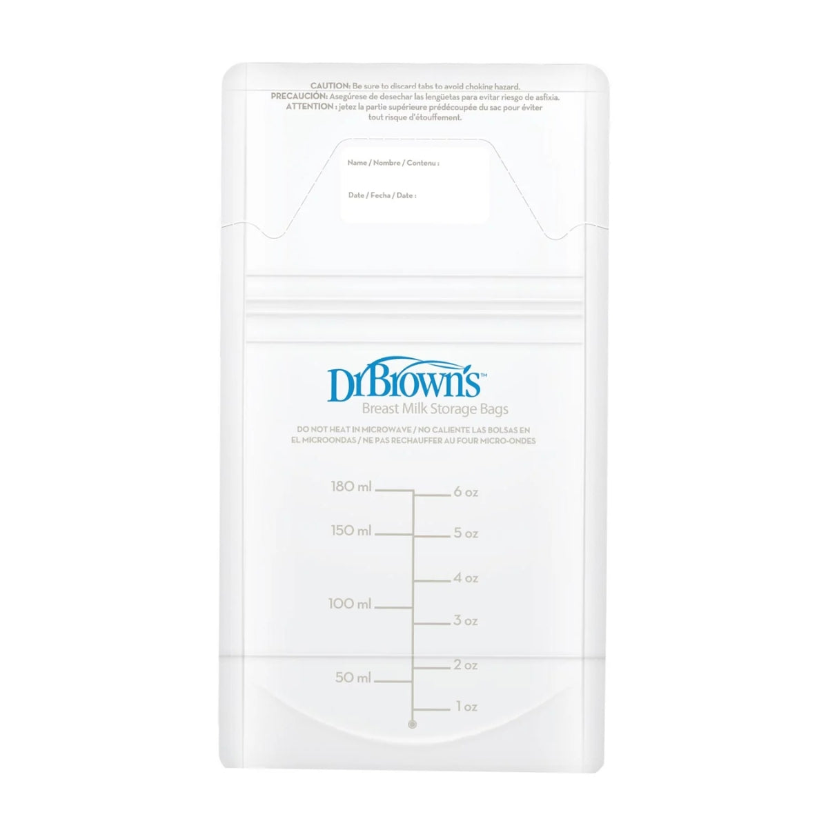 Dr. Brown's Breast Milk Storage and Freezer Bags - 50ct