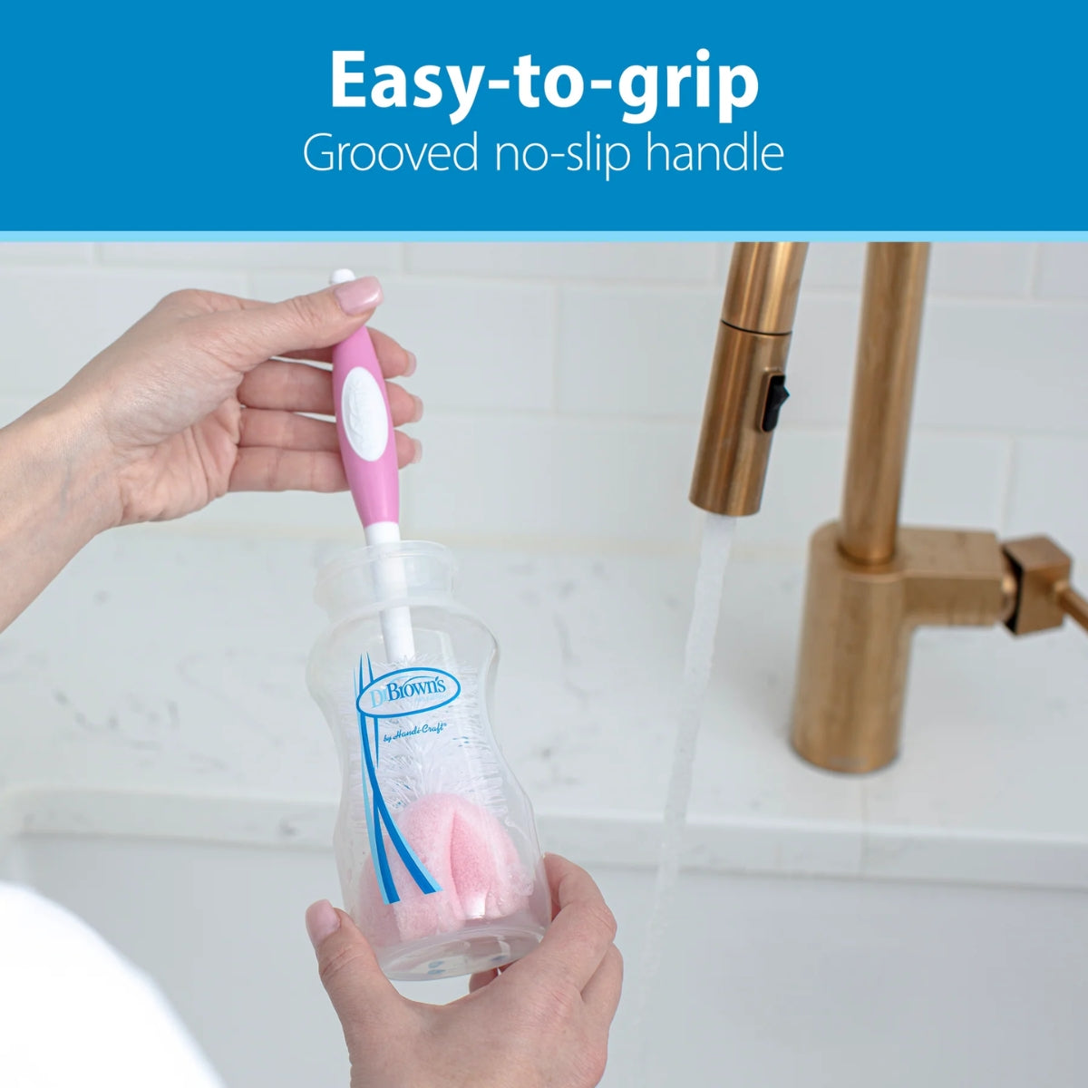 Dr. Brown’s Natural Flow® Baby Bottle Brush - Pink