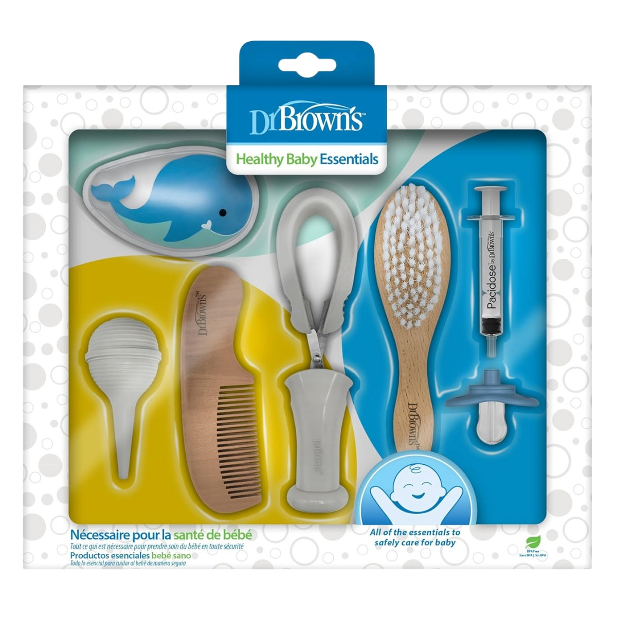 Dr. Brown's - Healthy Baby Essentials Care Kit for Infant & Baby, 8-Piece Kit