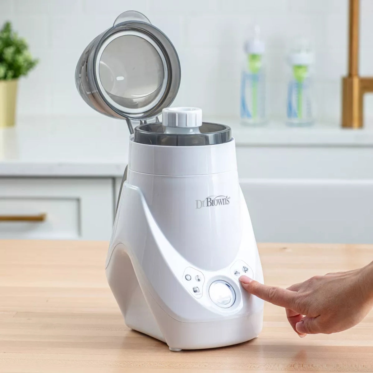 Dr. Brown's Deluxe Baby Bottle Warmer & Sterilizer - White