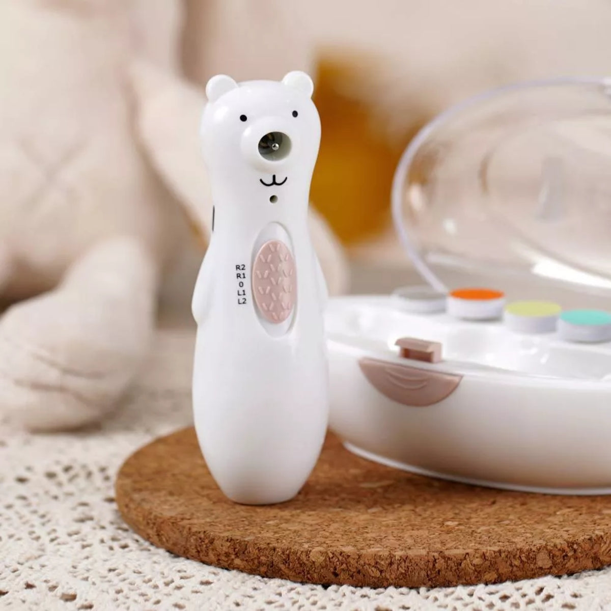 Haakaa Happii Bear Rechargeable Nail Trimmer Set