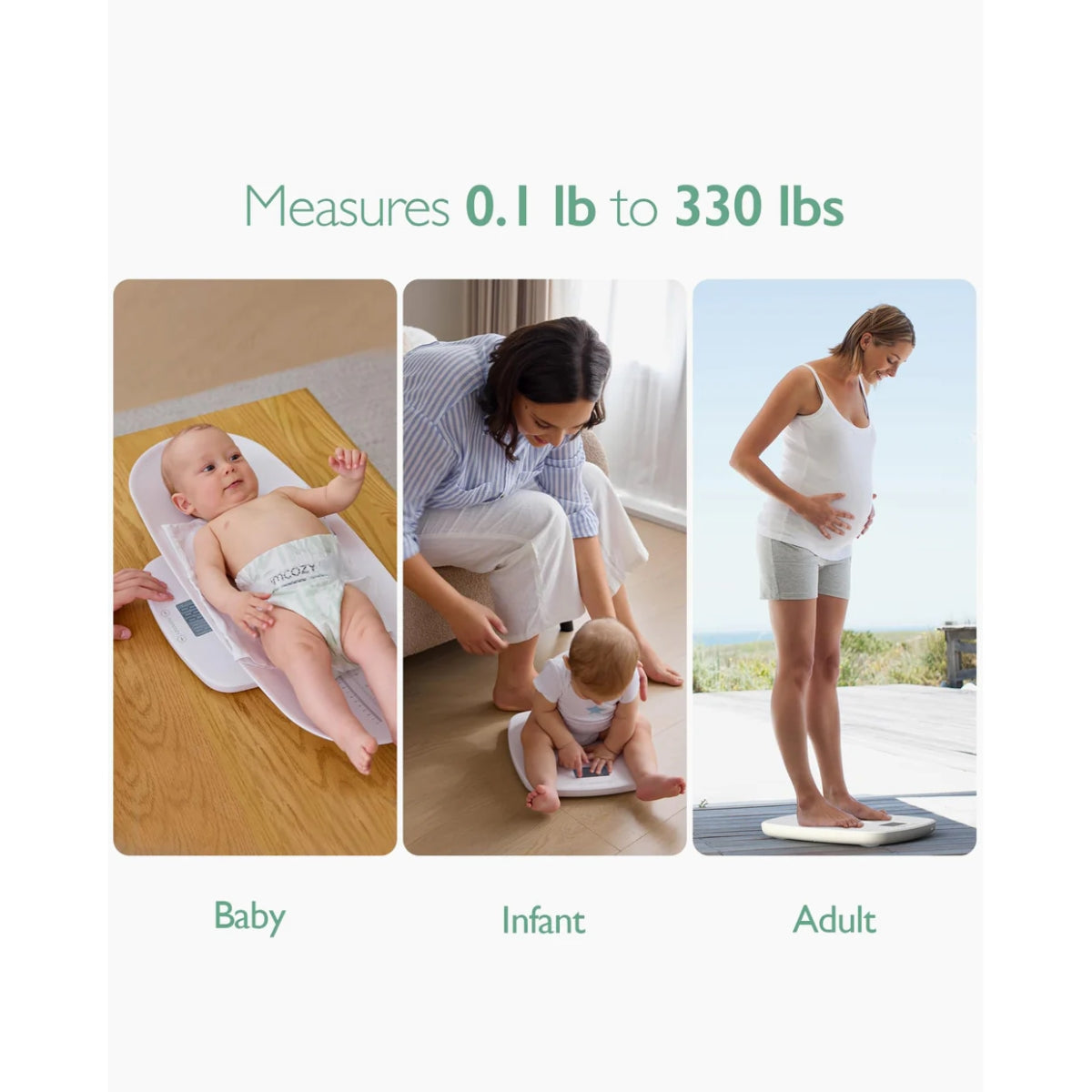 Momcozy Multi-Function Baby Scale, Weight and Height Measurement