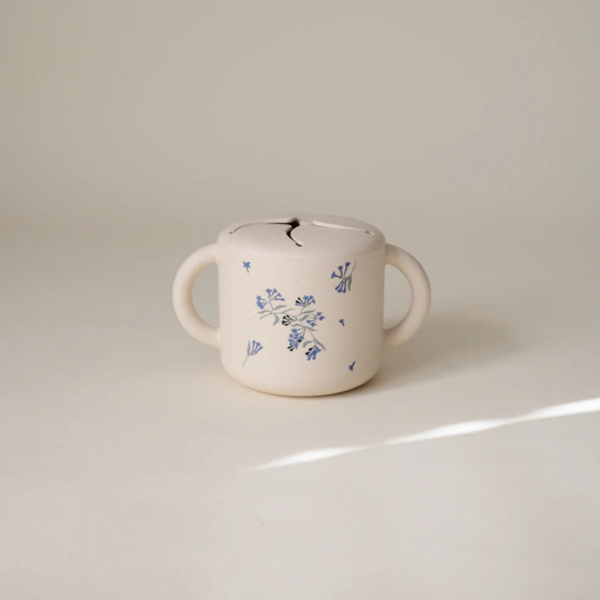 Mushie Snack Cup Lilac Flowers