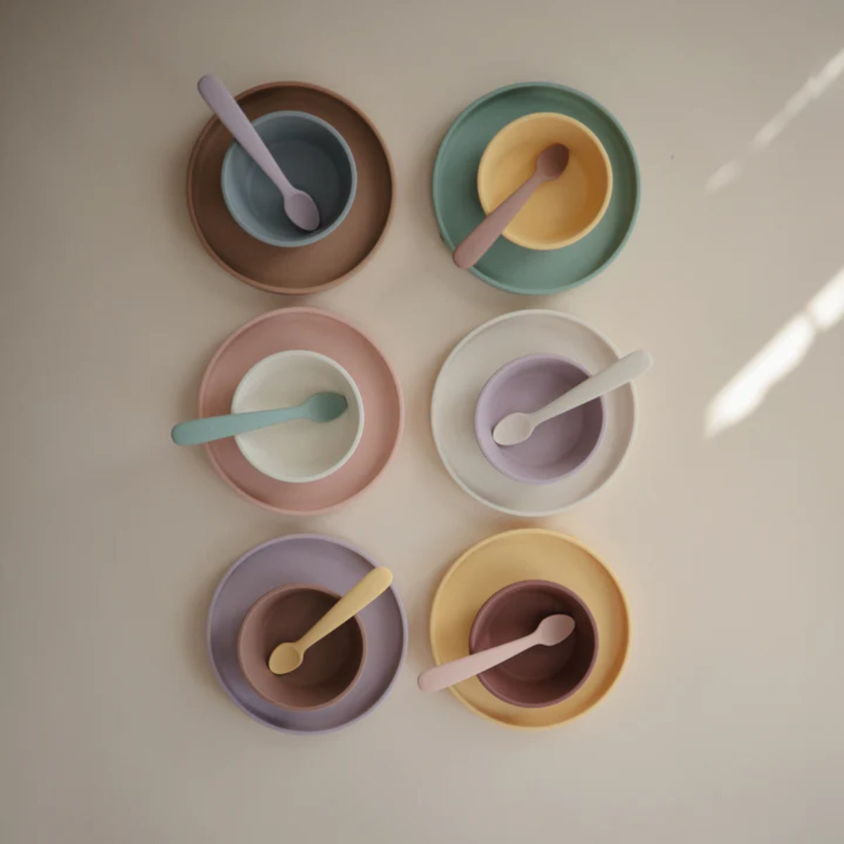 Mushie Silicone Suction Bowl - Woodchuck