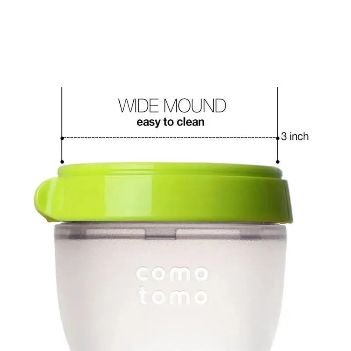 Comotomo Baby Bottle 150ml / 5oz Green