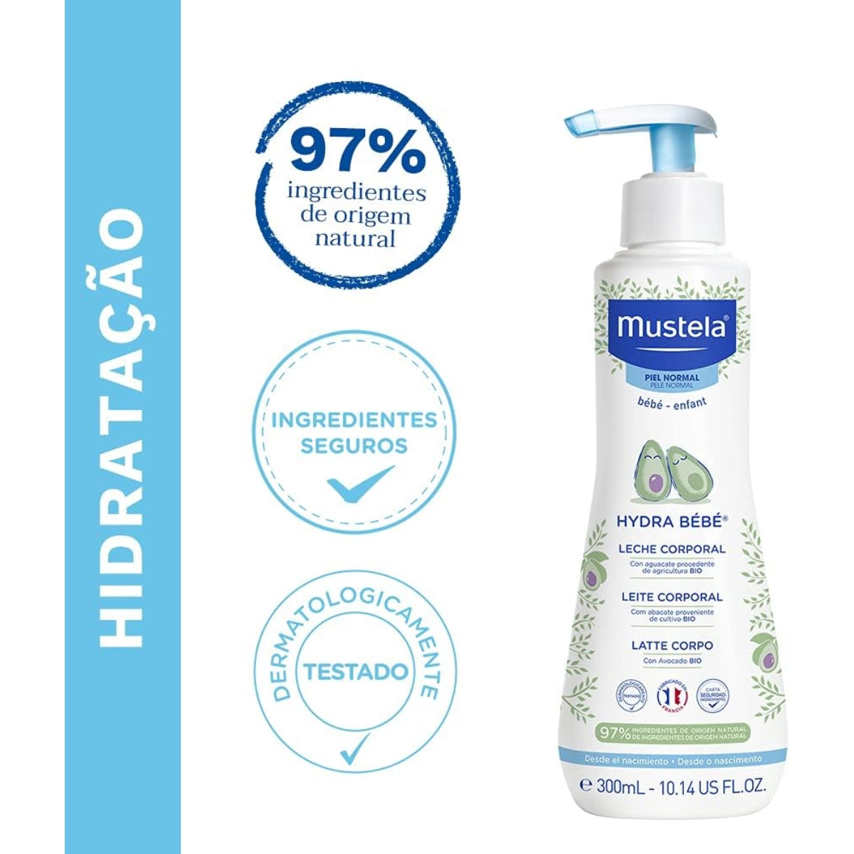 Mustela Hydra Bebe Body Lotion 10oz