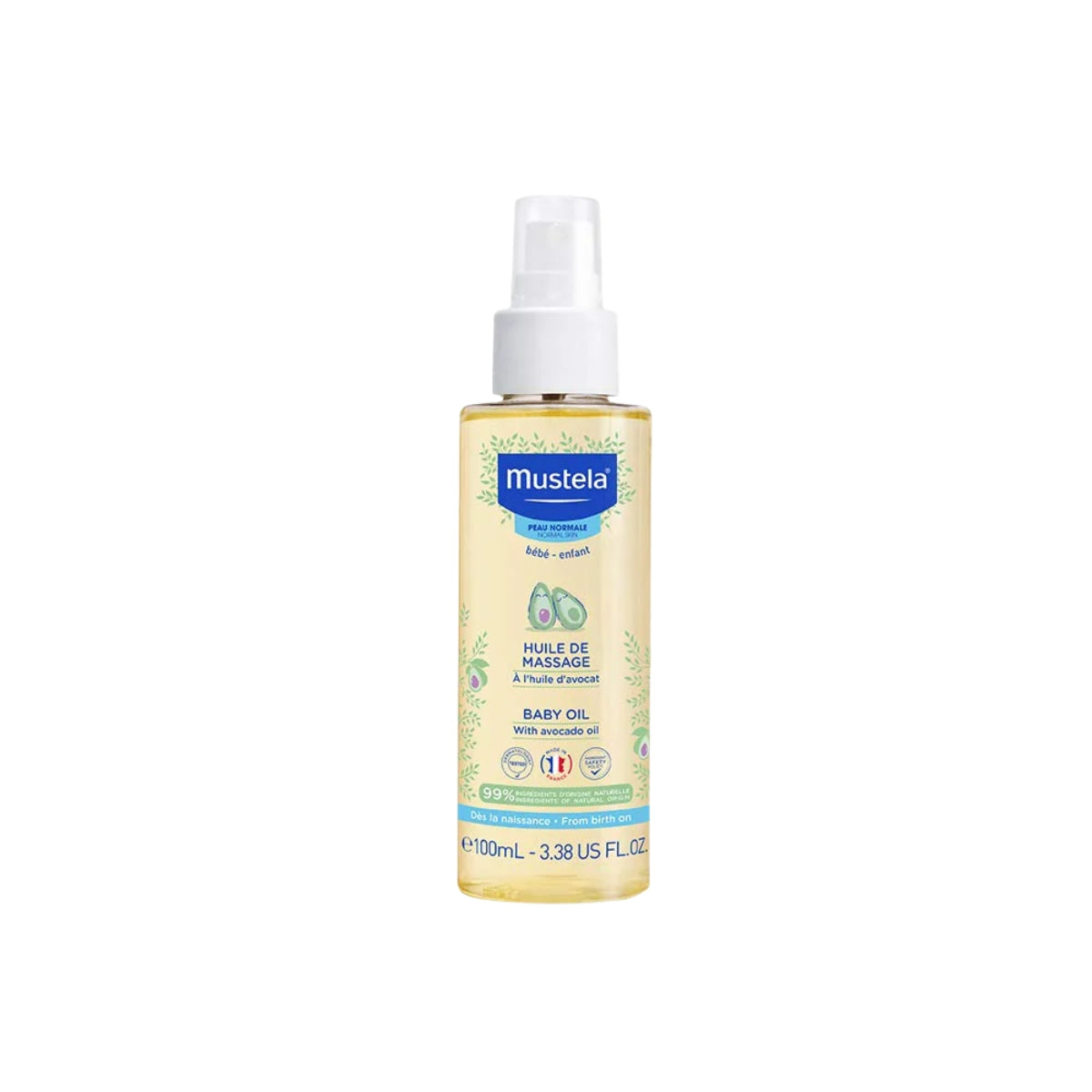 Mustela Baby Oil Moisturizing Oil for Massage