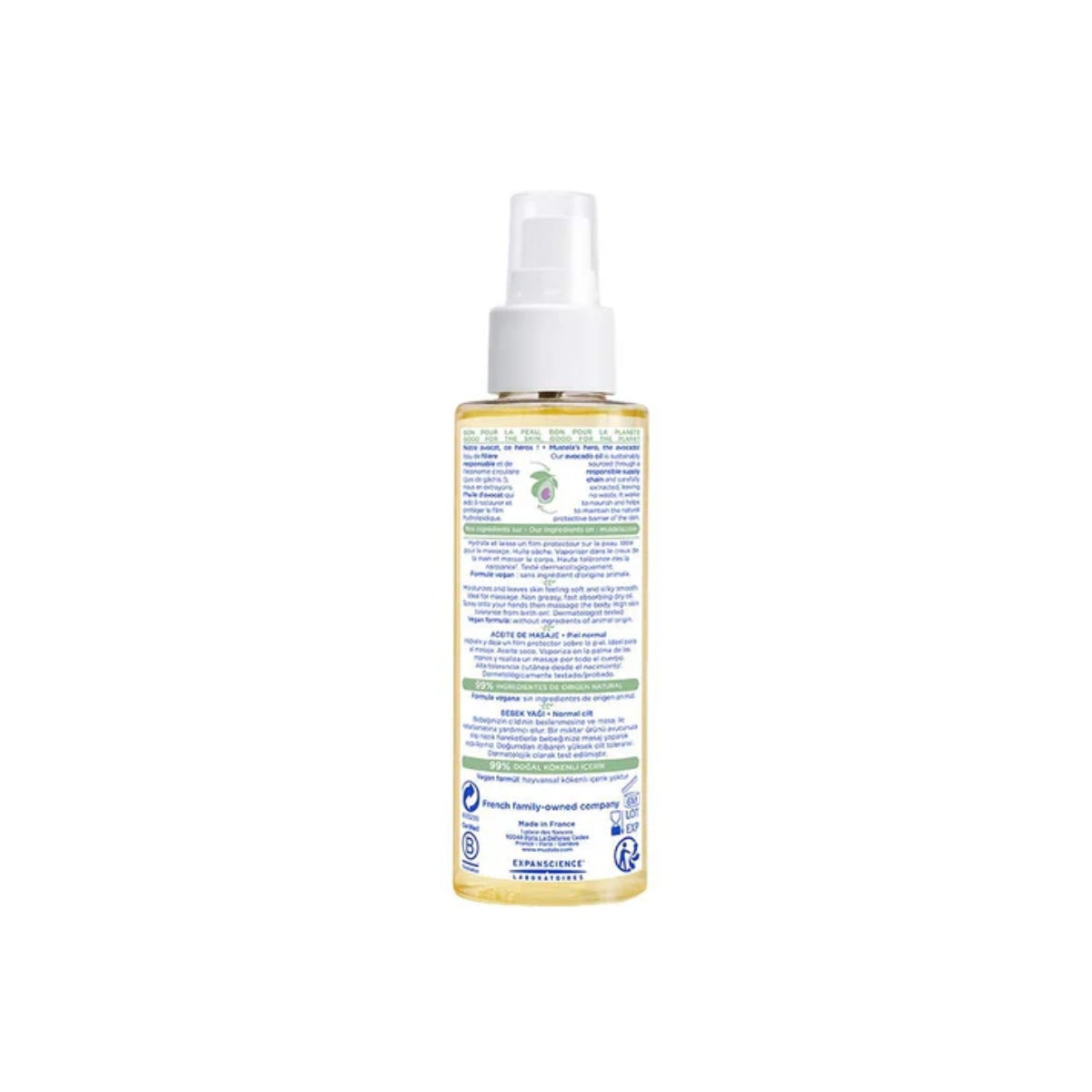 Mustela Baby Oil Moisturizing Oil for Massage